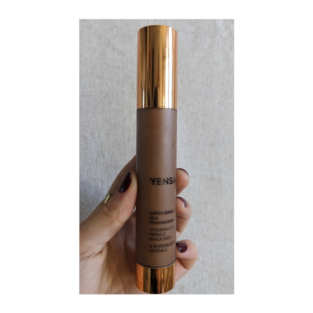 NWT Yensa Beauty Super Serum Silk Foundation in Deep Warm Shade